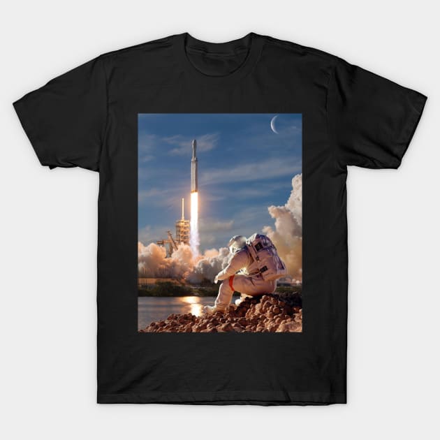 Astronaut T-Shirt by Shaheen01